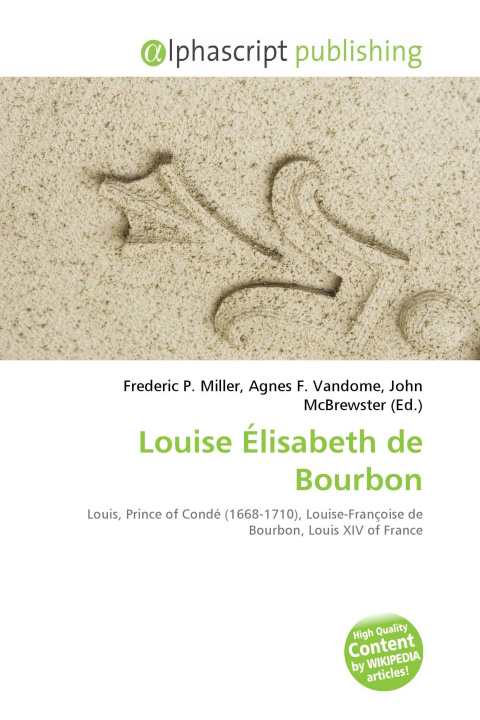 Kniha Louise Élisabeth de Bourbon Agnes F. Vandome
