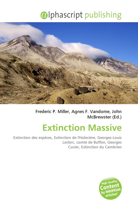 Kniha Extinction Massive Agnes F. Vandome