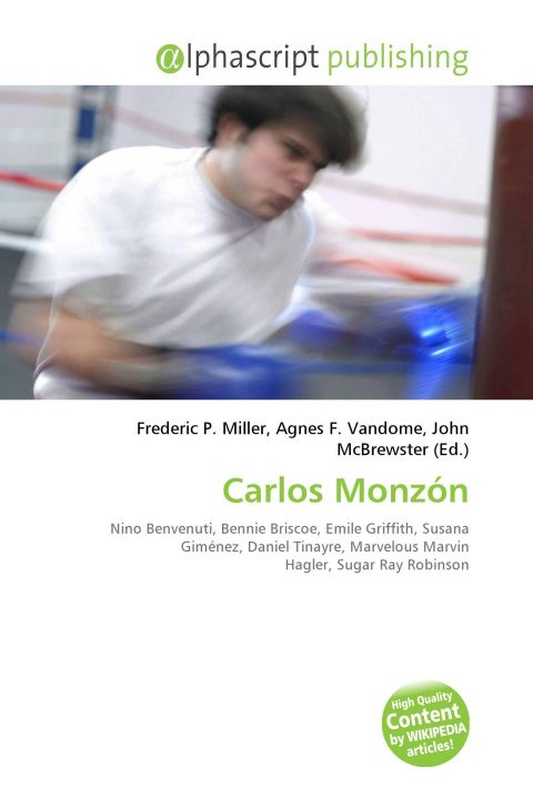 Kniha Carlos Monzón Agnes F. Vandome