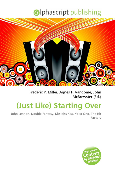 Kniha (Just Like) Starting Over Agnes F. Vandome