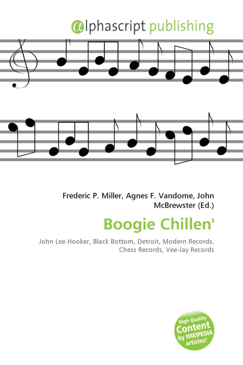 Kniha Boogie Chillen' Agnes F. Vandome