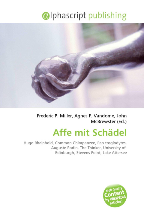 Kniha Affe mit Schädel Agnes F. Vandome
