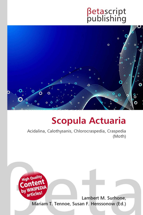 Kniha Scopula Actuaria Mariam T. Tennoe