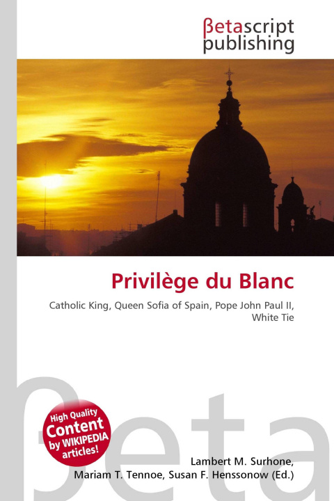 Kniha Privilège du Blanc Mariam T. Tennoe