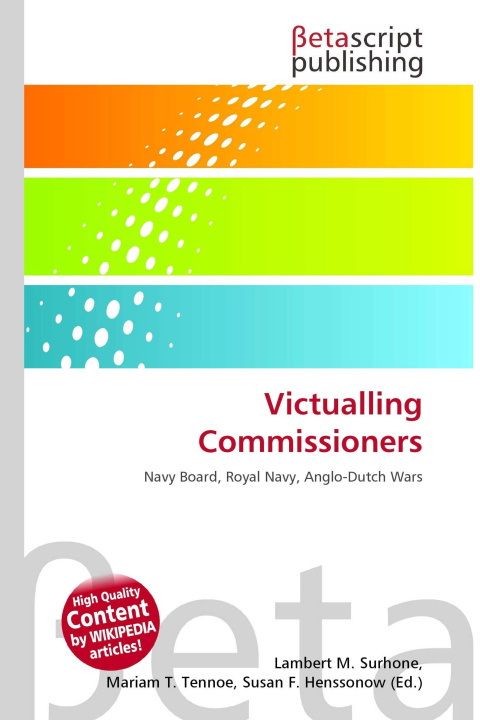 Kniha Victualling Commissioners Mariam T. Tennoe