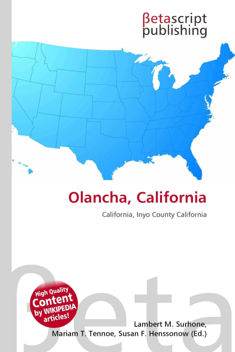 Kniha Olancha, California Mariam T. Tennoe