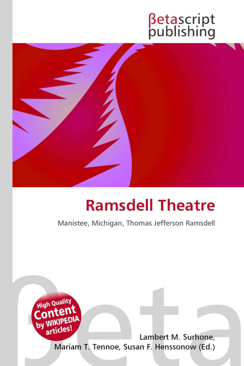 Kniha Ramsdell Theatre Mariam T. Tennoe