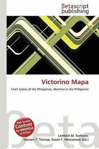 Kniha Victorino Mapa Mariam T. Tennoe