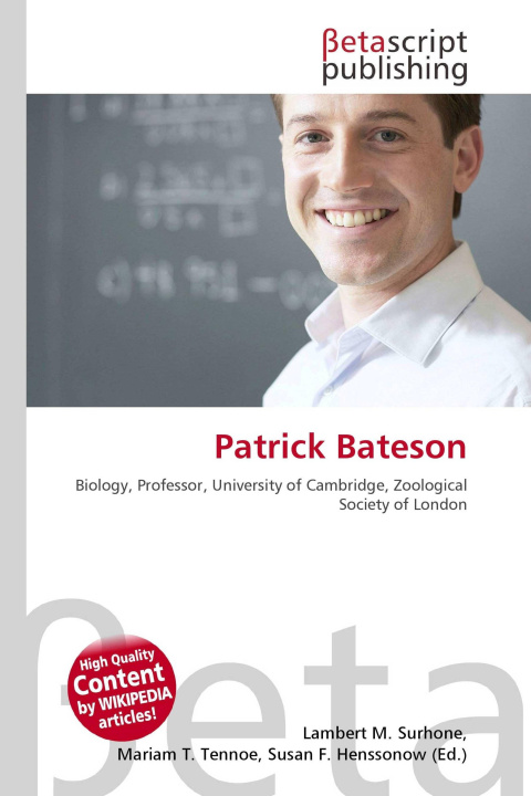 Könyv Patrick Bateson Mariam T. Tennoe