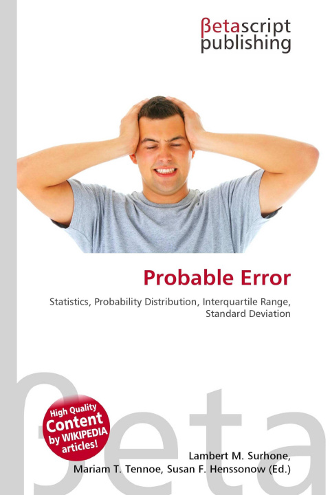 Könyv Probable Error Mariam T. Tennoe