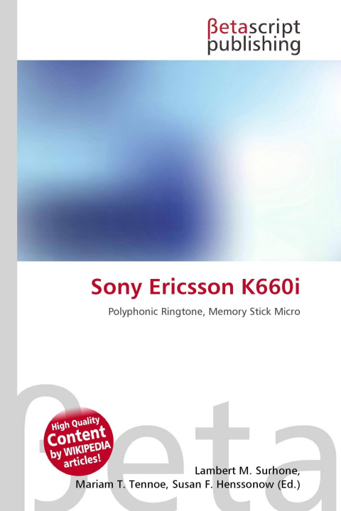 Knjiga Sony Ericsson K660i Mariam T. Tennoe