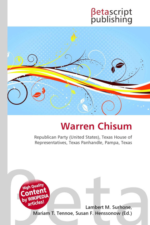 Kniha Warren Chisum Mariam T. Tennoe