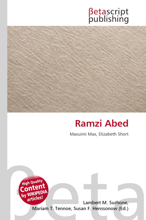 Kniha Ramzi Abed Mariam T. Tennoe