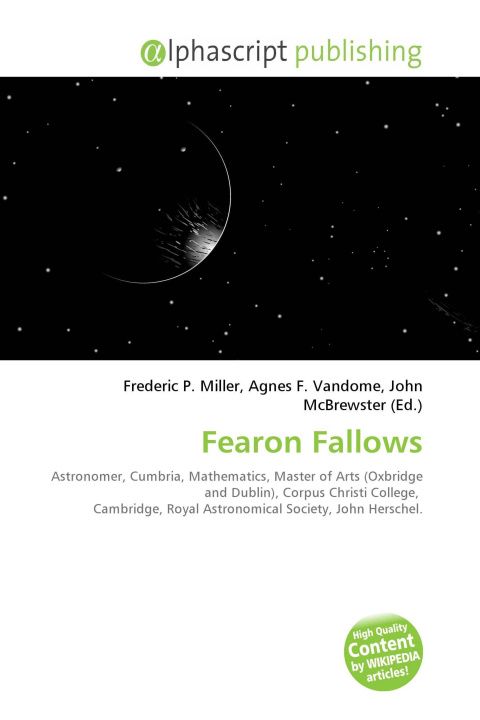 Kniha Fearon Fallows Agnes F. Vandome