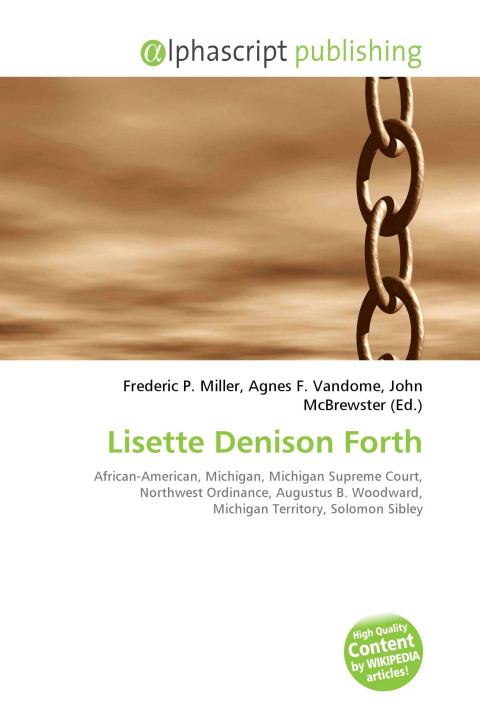 Kniha Lisette Denison Forth Agnes F. Vandome