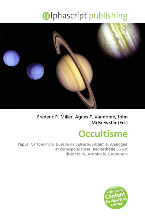 Knjiga Occultisme Agnes F. Vandome