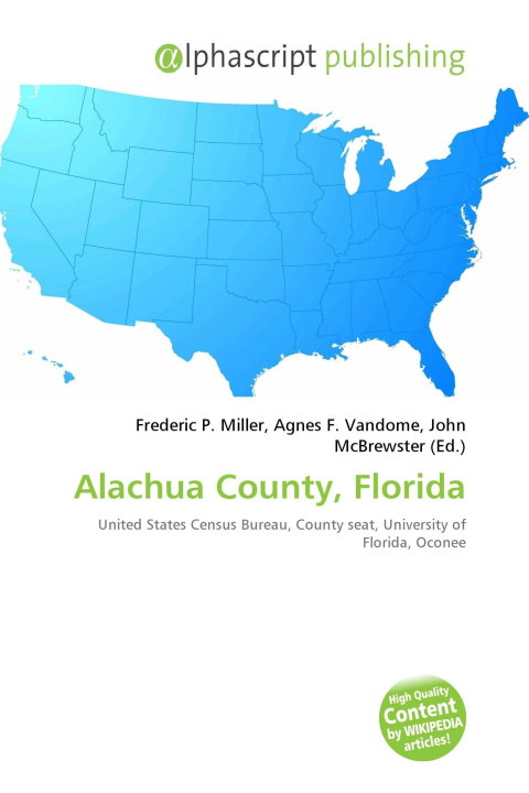 Kniha Alachua County, Florida Agnes F. Vandome
