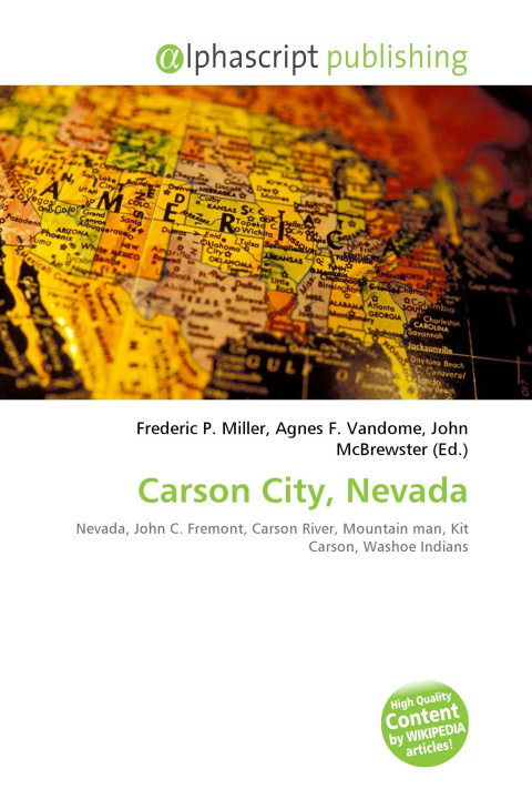 Kniha Carson City, Nevada Agnes F. Vandome