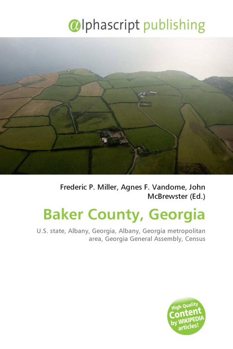 Kniha Baker County, Georgia Agnes F. Vandome