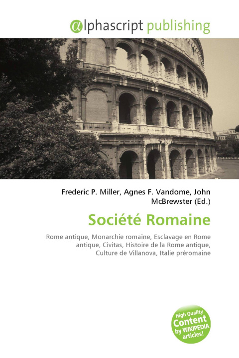 Kniha Société Romaine Agnes F. Vandome