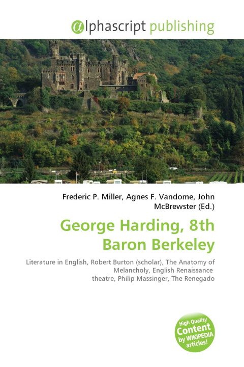 Kniha George Harding, 8th Baron Berkeley Agnes F. Vandome