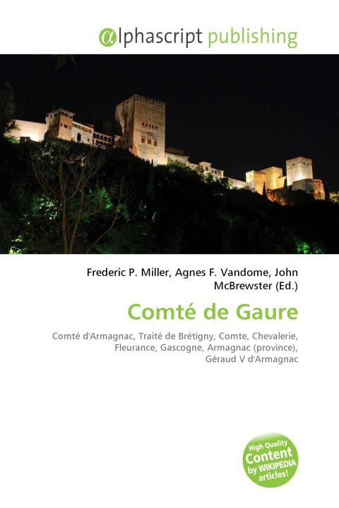 Könyv Comté de Gaure Agnes F. Vandome