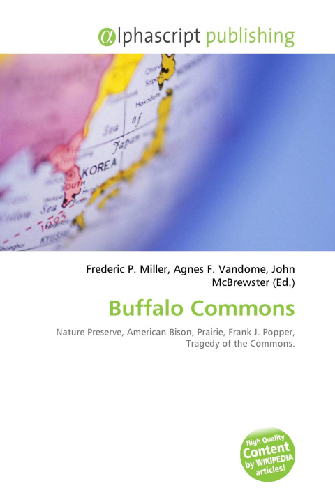 Kniha Buffalo Commons Agnes F. Vandome
