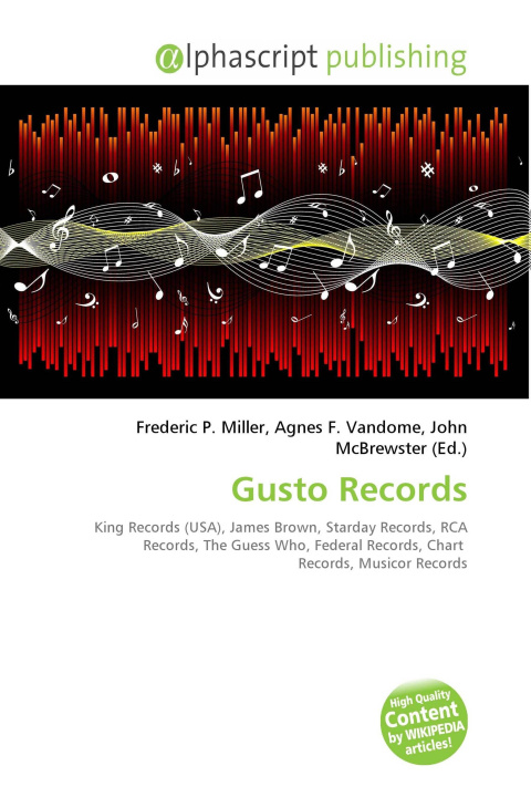 Kniha Gusto Records Agnes F. Vandome