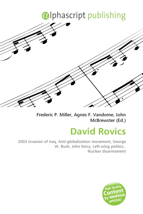 Kniha David Rovics Agnes F. Vandome