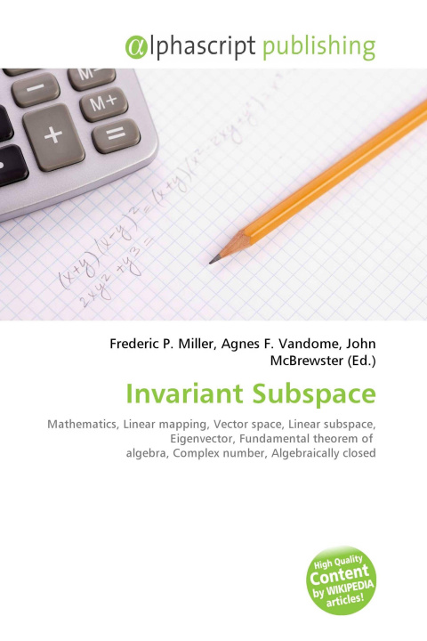 Kniha Invariant Subspace Agnes F. Vandome