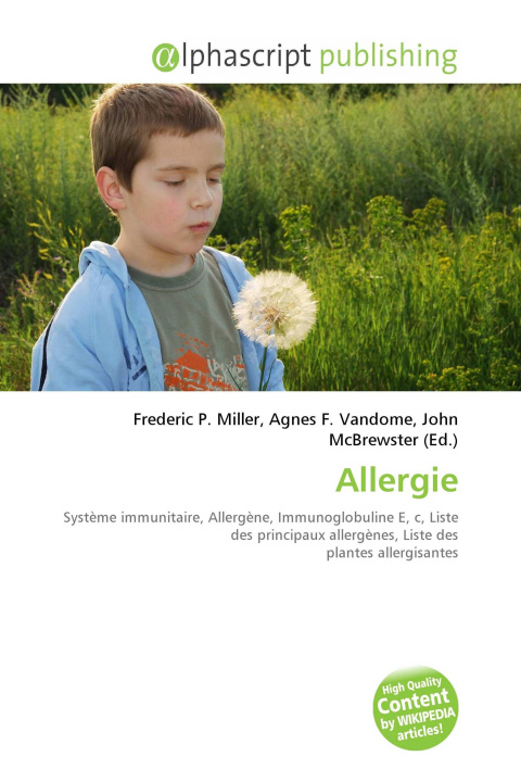 Kniha Allergie Agnes F. Vandome