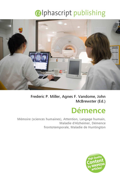 Kniha Démence Agnes F. Vandome