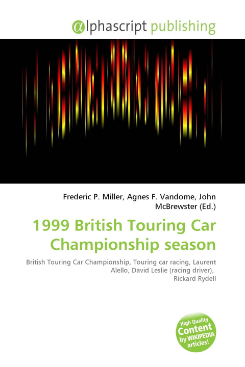 Kniha 1999 British Touring Car Championship season Agnes F. Vandome
