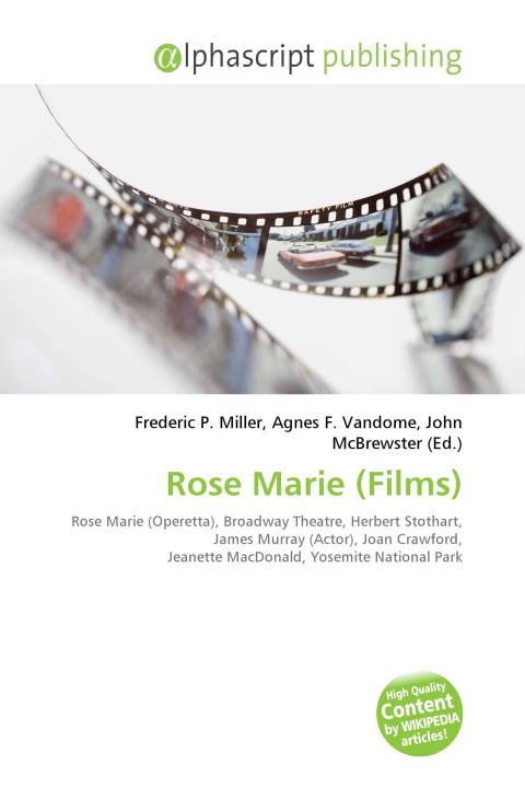 Kniha Rose Marie (Films) Agnes F. Vandome