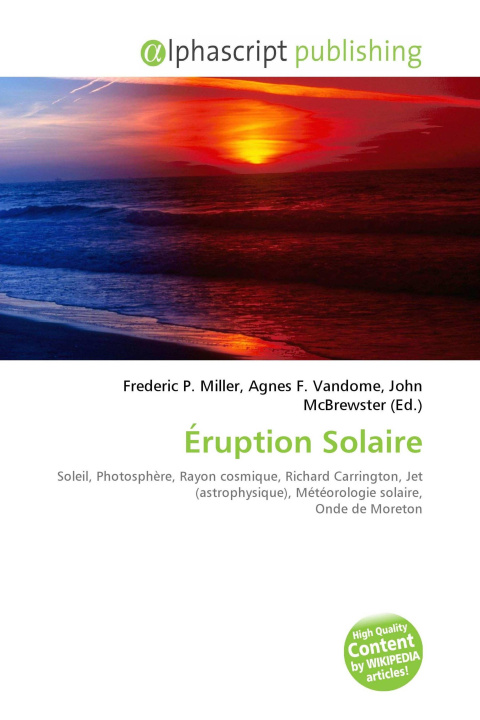 Knjiga Éruption Solaire Agnes F. Vandome