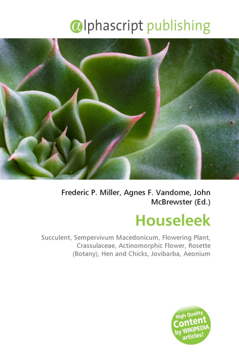 Kniha Houseleek Agnes F. Vandome