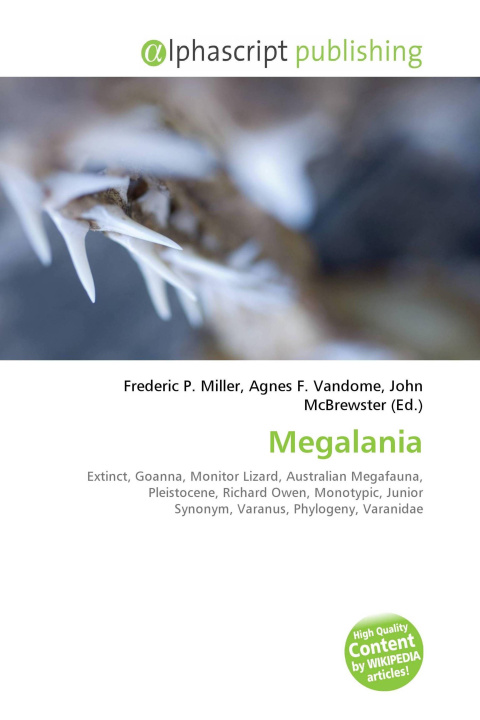 Kniha Megalania Agnes F. Vandome