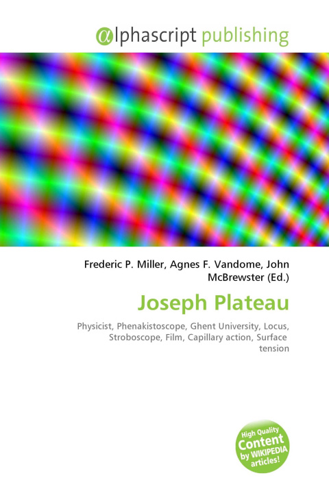 Kniha Joseph Plateau Agnes F. Vandome