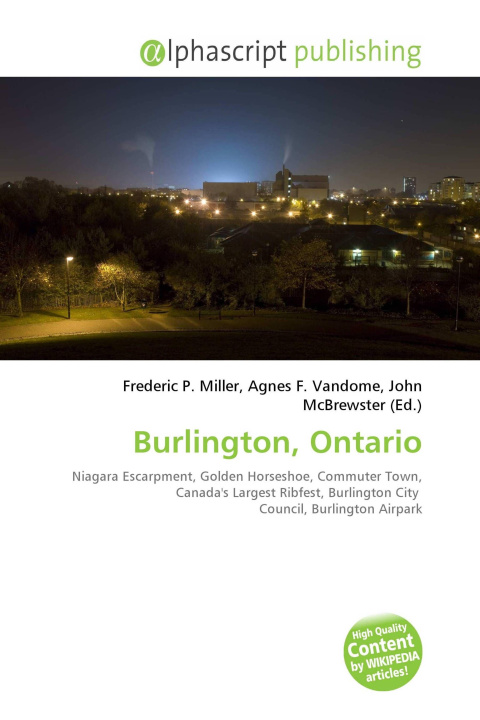 Kniha Burlington, Ontario Agnes F. Vandome