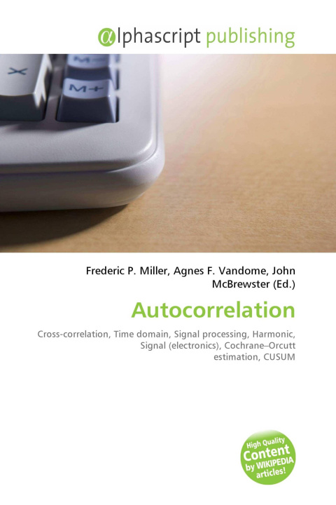Book Autocorrelation Agnes F. Vandome