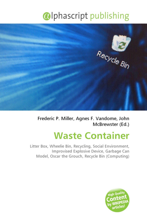 Kniha Waste Container Agnes F. Vandome
