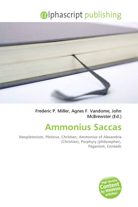 Kniha Ammonius Saccas Agnes F. Vandome