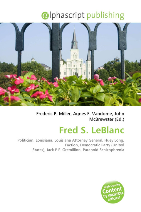 Kniha Fred S. LeBlanc Agnes F. Vandome