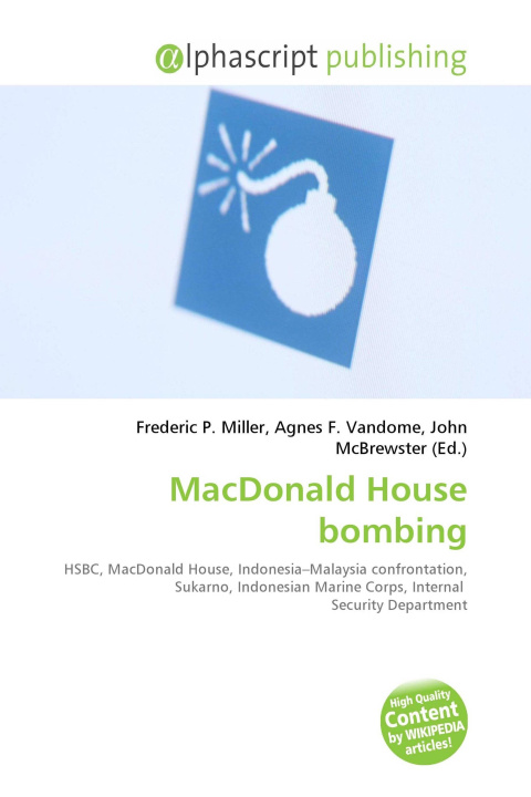 Kniha MacDonald House bombing Agnes F. Vandome