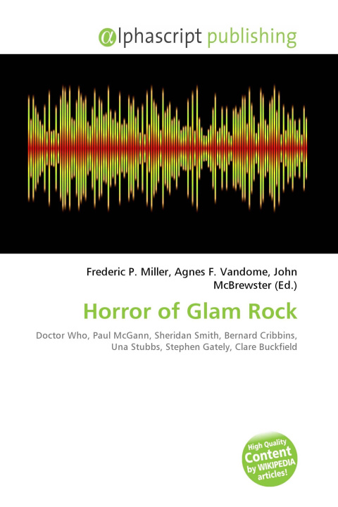 Knjiga Horror of Glam Rock Agnes F. Vandome