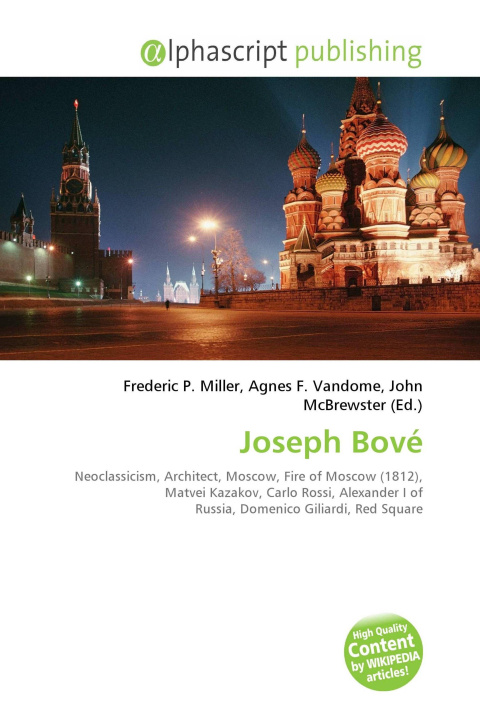 Kniha Joseph Bové Agnes F. Vandome