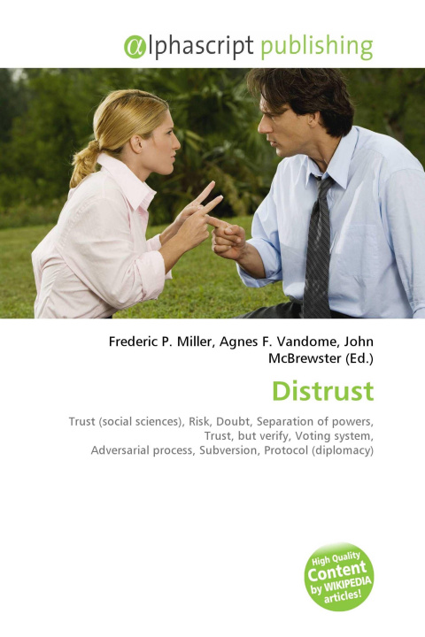 Könyv Distrust Agnes F. Vandome