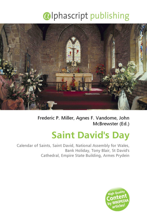 Book Saint David's Day Agnes F. Vandome