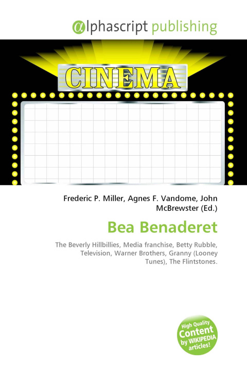 Kniha Bea Benaderet Agnes F. Vandome