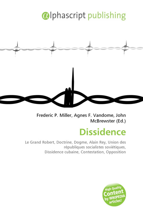 Book Dissidence Agnes F. Vandome